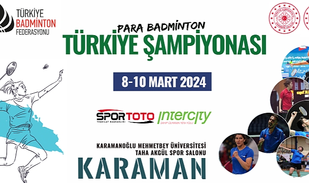 Karaman, Para Badminton Türkiye Şampiyonasına Ev Sahipliği Yapacak