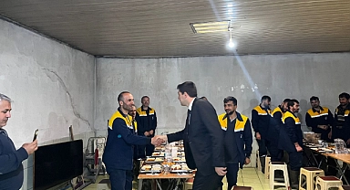 Kaymakam Erdoğan, madencilerle iftar açtı