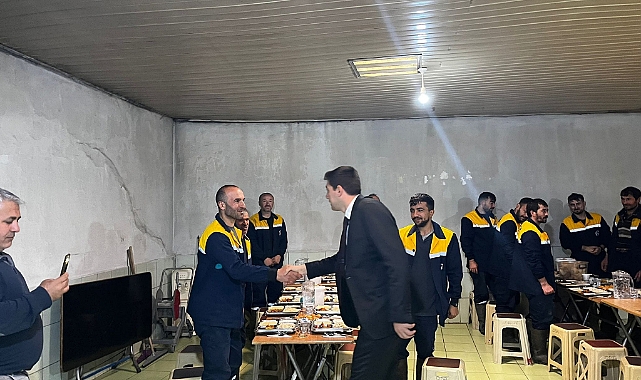Kaymakam Erdoğan, madencilerle iftar açtı