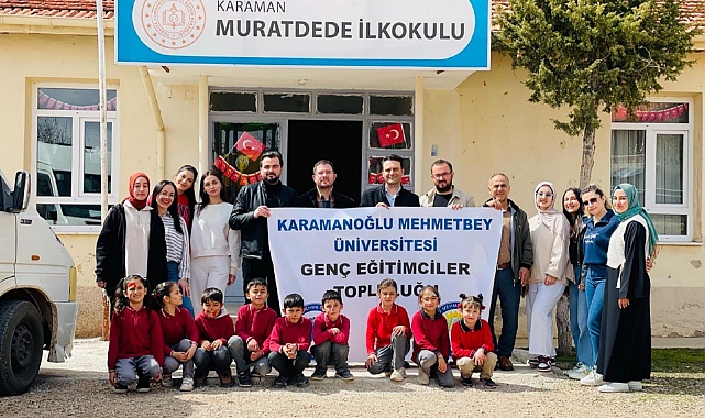 KMÜ Öğrencilerinden Köy Okuluna Bağış