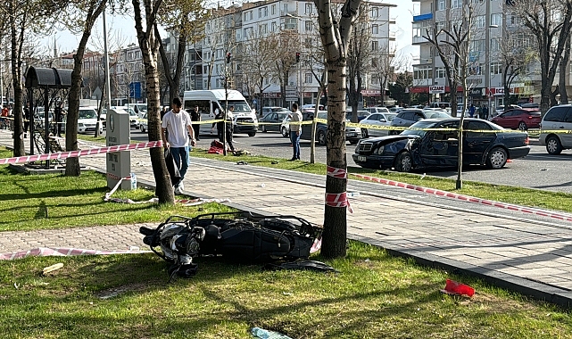 Otomobil ile motosikletin çarpışması sonucu 1 kişi öldü, 3 kişi yaralandı
