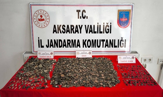 Tarihi eser niteliği taşıdığı değerlendirilen 13 bin 949 sikke ele geçirildi