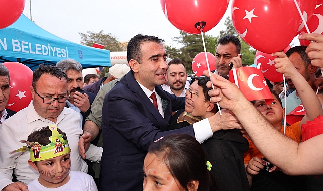 23 Nisan Kutlamalarında Çocuklar Doyasıya Eğlendi
