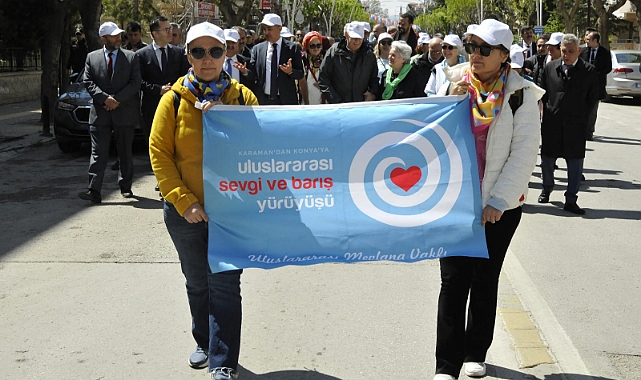 6. Uluslararası sevgi ve barış yürüyüşü düzenlenecek. Ahmet Özhan Karaman'da Sahne Alacak