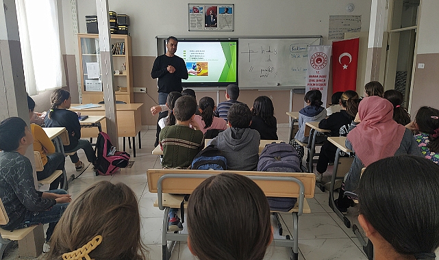 Ayrancı’da Okullarda Öğrencilere ‘Çevre Farkındalığı’ Eğitimi