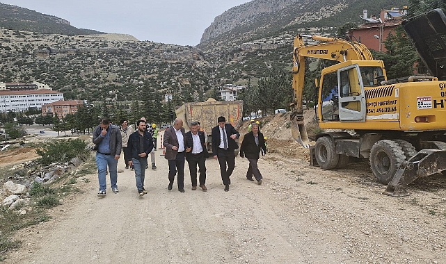 Ermenek'te Okullar Bölgesinde doğalgaz dönüşüm çalışmaları başladı