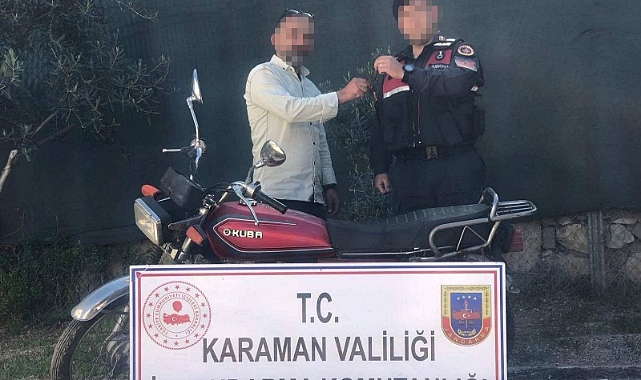 Jandarma 10 Bin 680 şahsı sorguladı. 10 Yıl önce çalışan motosiklet bulundu