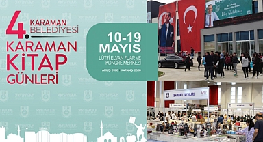 Karaman 4. Kitap Günleri Başlıyor