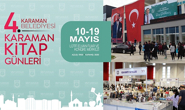 Karaman 4. Kitap Günleri Başlıyor