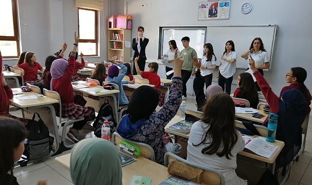 Karaman’da Fen Lisesi Öğrencileri,  ‘Ciğerlerimiz Sönmesin’ Dedi