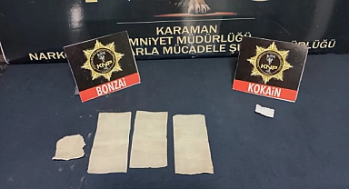 Karaman'da Kokain Ele Geçirildi