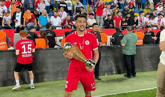 Karaman FK'nın eski oyuncusu 6. Kez şampiyonluk sevinci yaşadı
