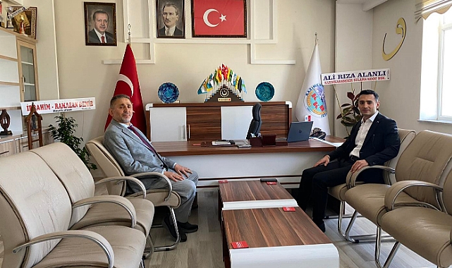 Kaymakam Kaya’dan Başkan Demir’e Hayırlı Olsun ziyareti