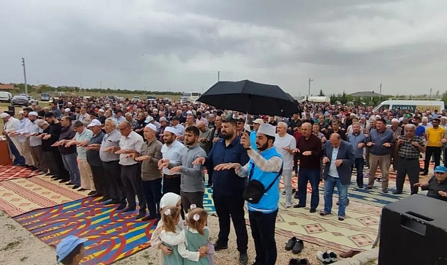 Kazımkarabekir'de yağmur duası yapıldı