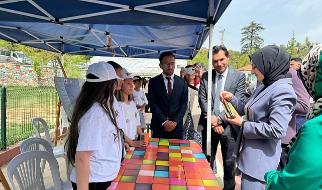 Sarıveliler'de TÜBİTAK Bilim Fuarı açıldı