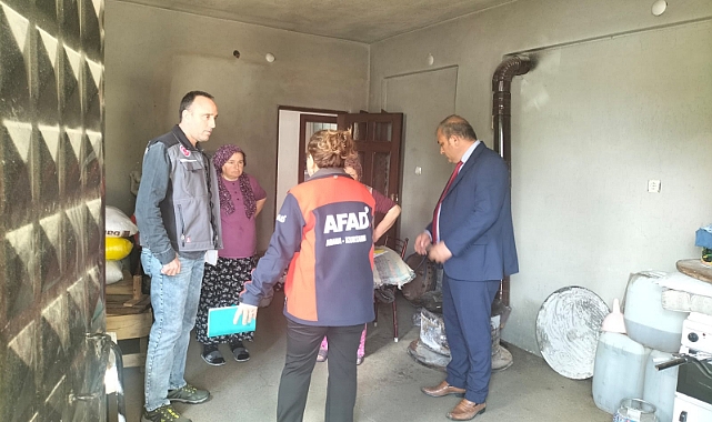AFAD, Su Baskınından Etkilenen Ailelerin Yanında
