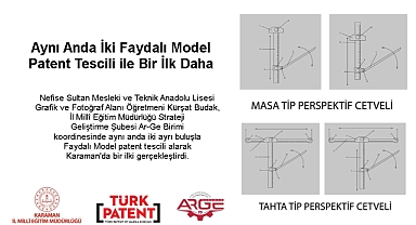 Aynı Anda İki Faydalı Model Patent Tescili ile Bir İlk Daha