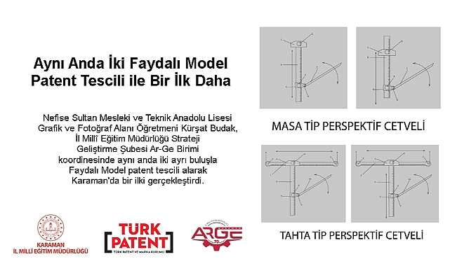 Aynı Anda İki Faydalı Model Patent Tescili ile Bir İlk Daha