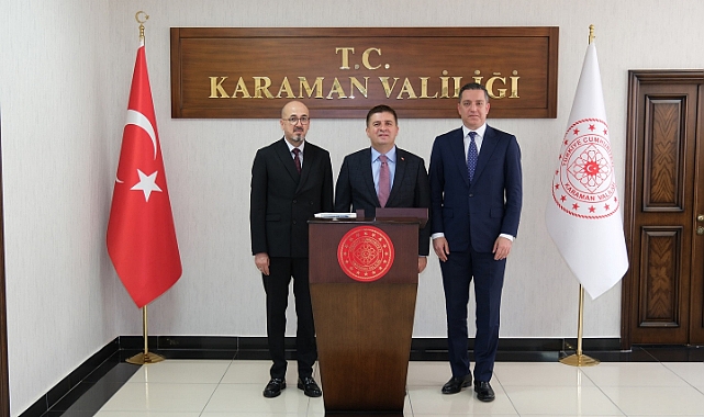 Barolar Birliği Başkanı Sağkan Karaman'daydı