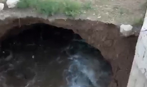 Çumra'da 2 obruk oluştu