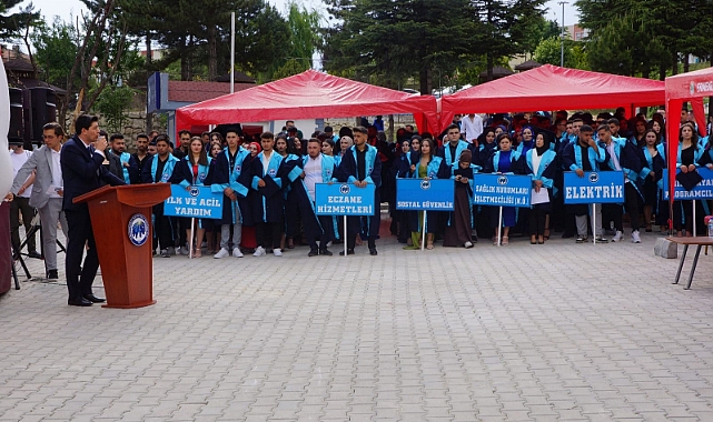 Ermenek'te Mezuniyet Coşkusu