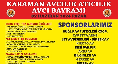 Karaman'da Avcılık Atıcılık Avcı Bayramı düzenlenecek