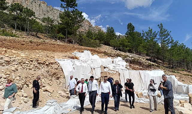 Kaymakam Erdoğan, Sbide Antik Kenti Kazı Alanını inceledi