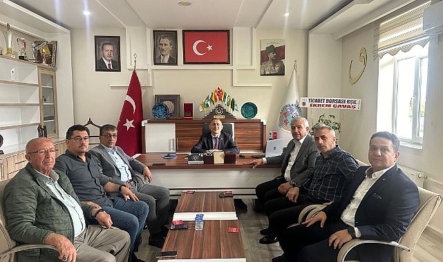 Kazımkarabekir Belediye Başkanı Demir’e ziyarette bulundular