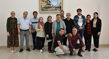 Millî Eğitim Camiasından Ali Uğur İle Mümtaz Dinç’e Veda Yemeği