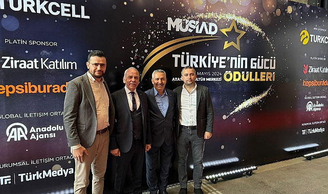 MÜSİAD Karaman Başkanı Akgül Türkiye Gücü Ödülüne Layık Görüldü