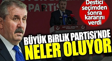 BBP Genel Başkanı Destici Karaman Teşkilatını Görevden Aldı