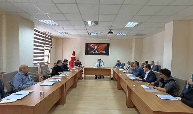 Orman Yangınlarıyla Mücadele Komisyon Toplantısı yapıldı