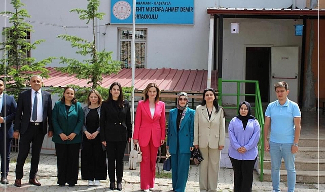 Sarıibrahim Başyayla'’da şehitlerimizin ismini taşıyan okulları ziyaret etti