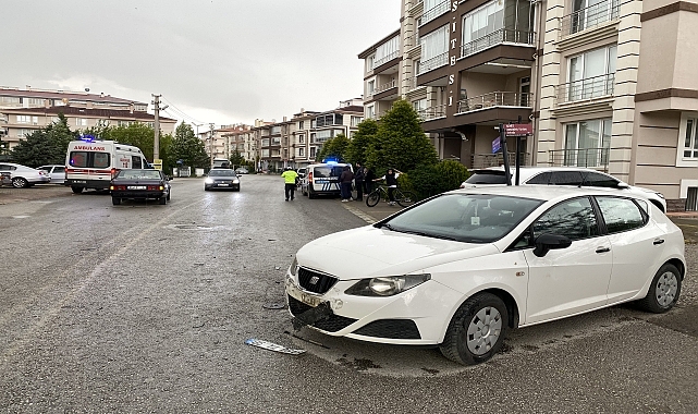 Trafik kazasında 2 kişi yaralandı