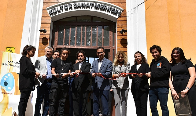 Türk Dilinin Renkleri, Karaman Güzel Sanatlar Lisesi Öğrencilerinden Afiş Sergisinde Buluştu