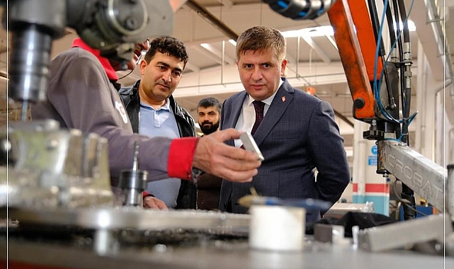 Vali Sarıibrahim’den Bismak Makina’ya ziyaret