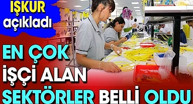 En çok işçi alan sektörler belli oldu. İŞKUR açıkladı