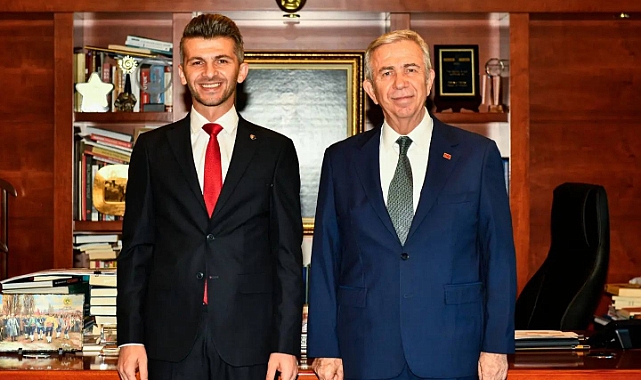 Ermenek Belediye Başkanı Bozcu'dan Yavaş'a ziyaret