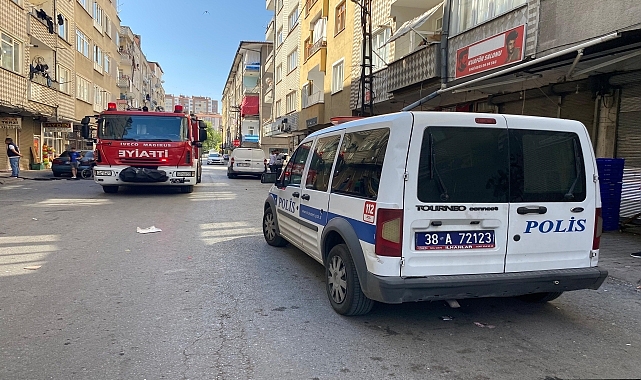 Evde çıkan yangın söndürüldü