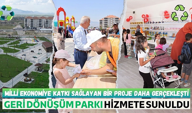 Geri Dönüşüm Parkı açıldı