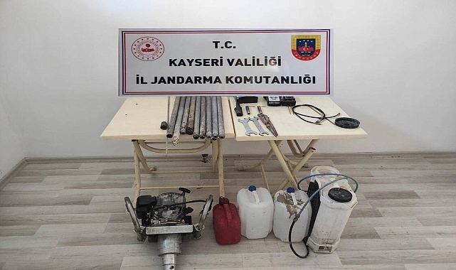 İzinsiz kazı yapan 6 şüpheli suçüstü yakalandı