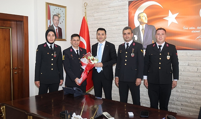 Kaymakam Kaya, Jandarma Teşkilatını Kabul Etti