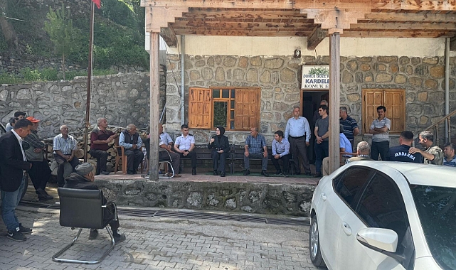 Kaymakam Kütük Dumlugöze köyünde vatandaşla buluştu