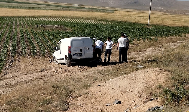Köy yolundaki kazada 1 kişi hayatını kaybetti
