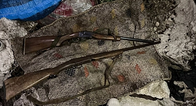 Köyden av tüfeği ve ev eşyası çalan şüpheli yakalandı