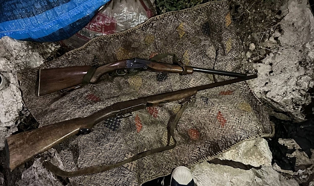 Köyden av tüfeği ve ev eşyası çalan şüpheli yakalandı