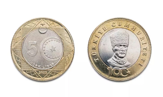 Madeni 5 TL Tedavülde