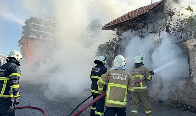 Müstakil evde çıkan yangın söndürüldü