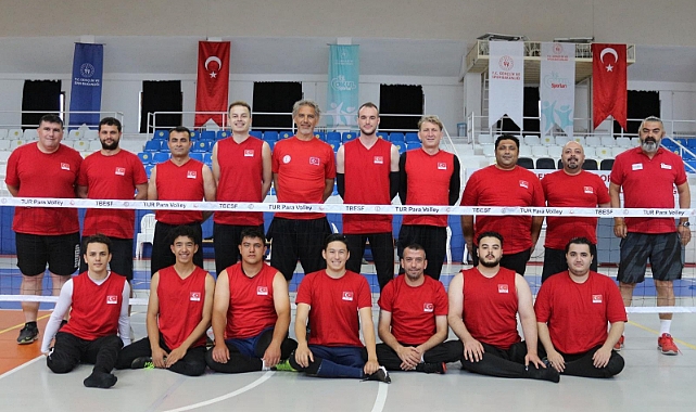 Oturarak Voleybol Erkek A Milli Takımı Karaman'da Çalışmalara Devam Ediyor