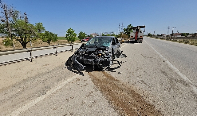Trafik kazalarında 4 kişi yaralandı